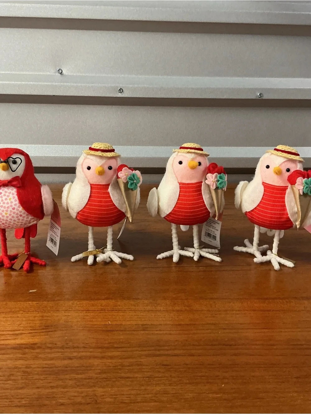 2023 Spritz Featherly Friends Valentines Figures Lot of 4 Fledge Jet